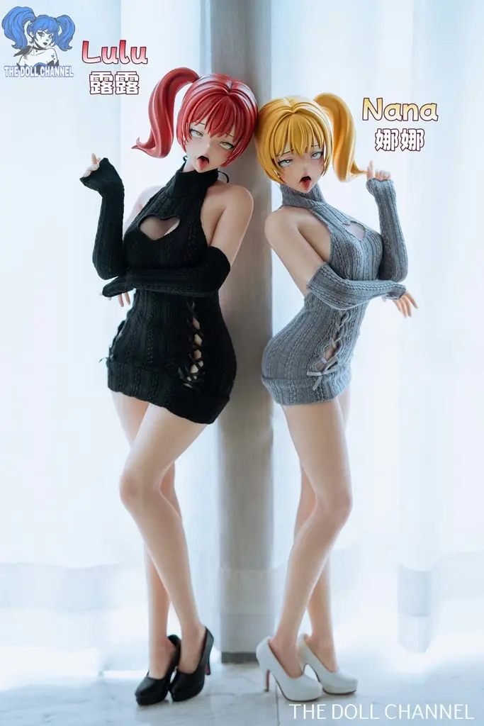 BC Doll Silicone Body + Polyurethane Head 60 cm B/E cup Nana / Lulu