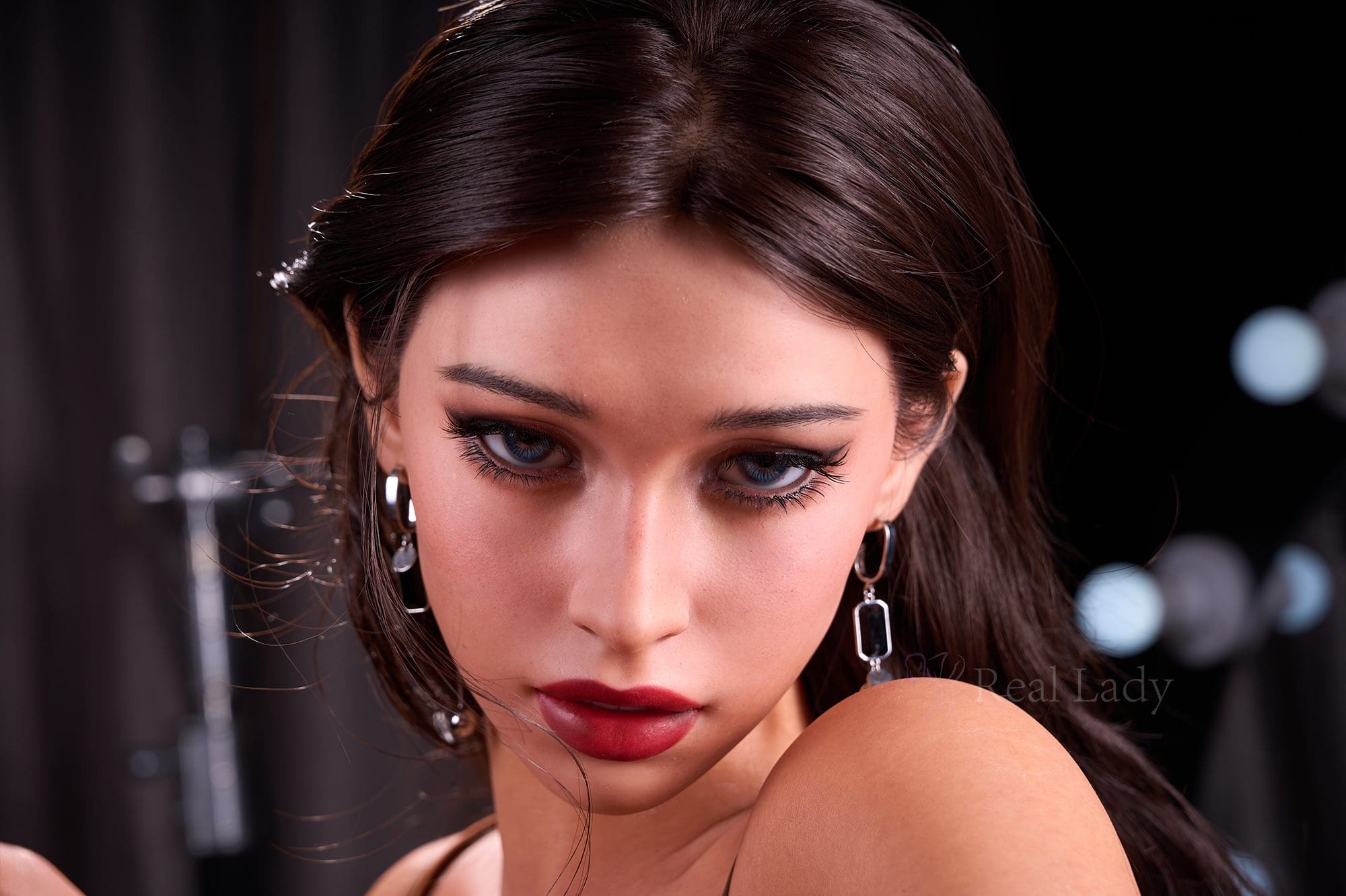 Real Lady 159 Cm Silicone Sex Doll Head R12 Hailey Honey Bronze 1 - Image 32