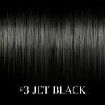Implanted Hair Jet Balck