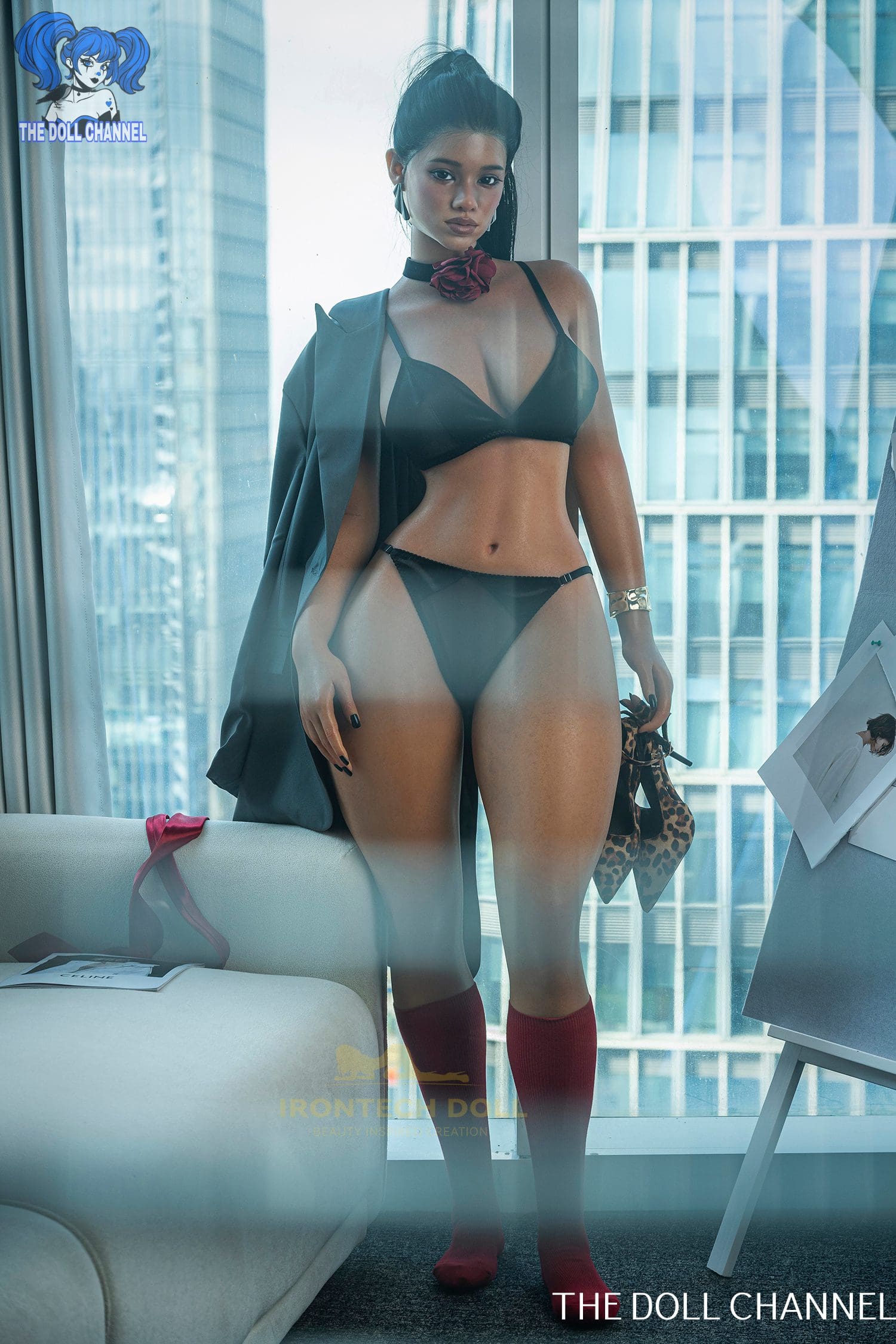 Irontech Doll Silicone 164cm S55 ROS MAX Tyra Dark Tanned - Image 29