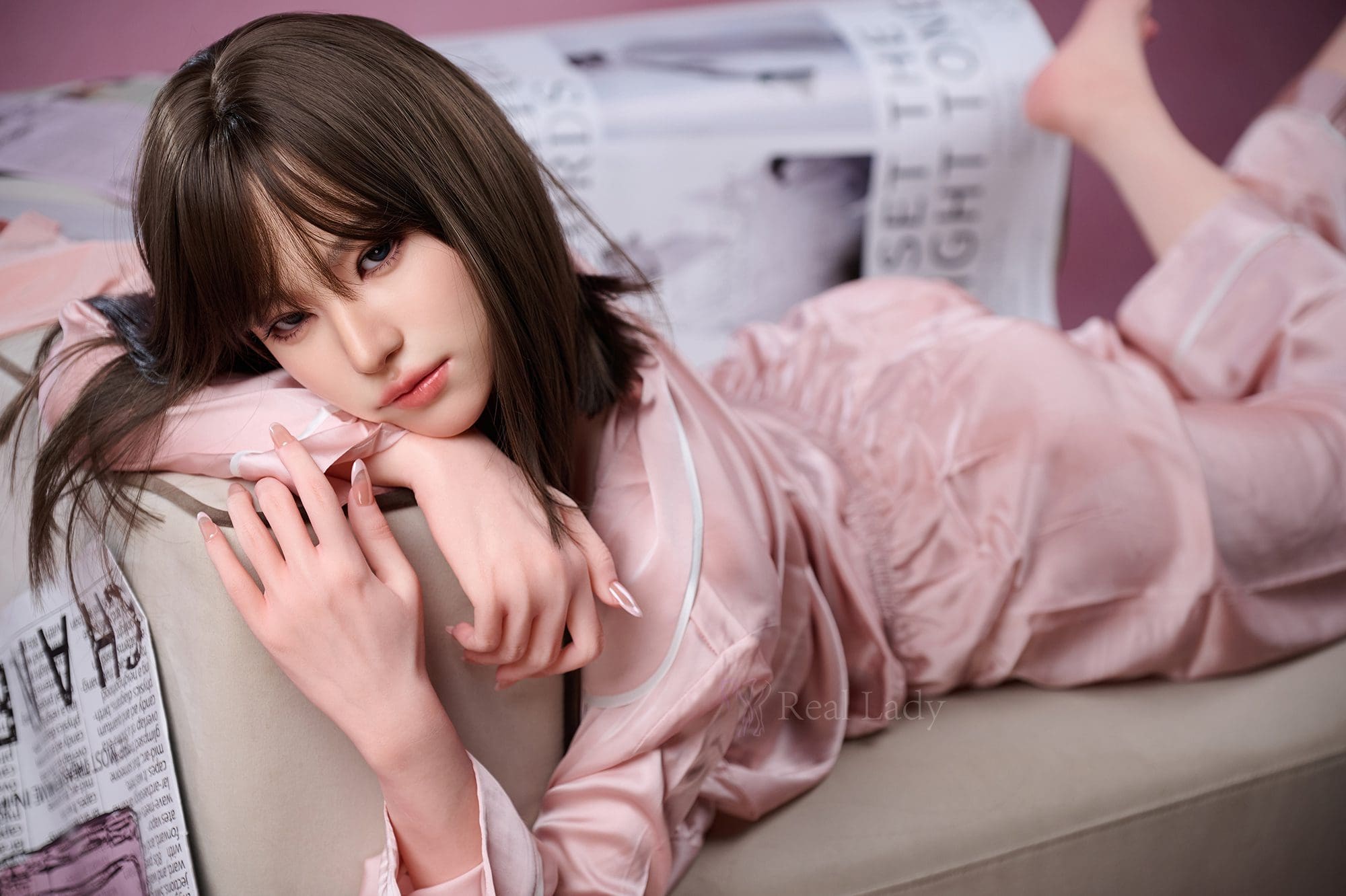 Real Lady 150 Cm Silicone Sex Doll Head R10 ROS Viki - Image 13