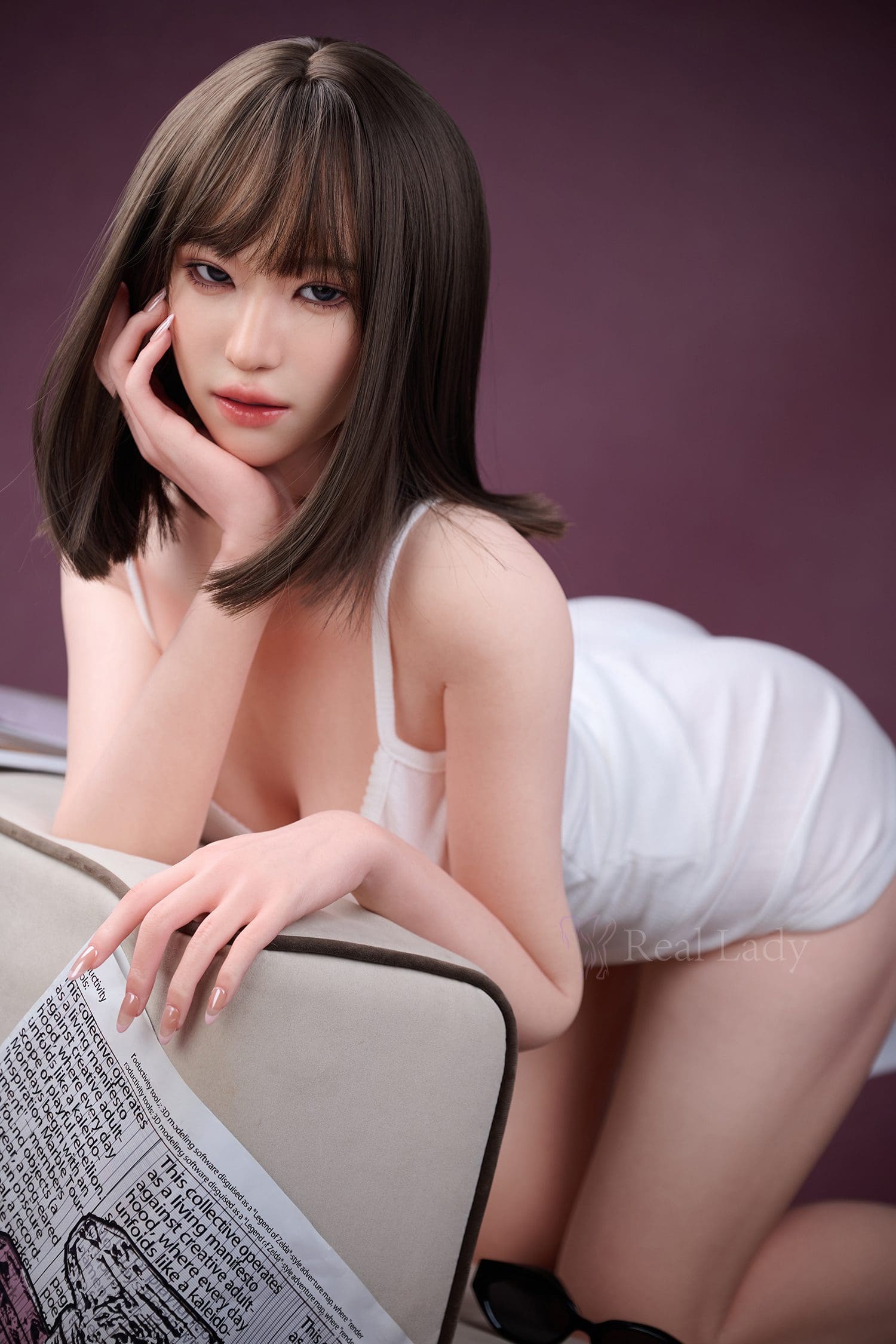 Real Lady 150 Cm Silicone Sex Doll Head R10 ROS Viki - Image 34