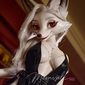 Moonvale Doll 160 cm Full Silicone Anime Furry Girl White Fox Realistic Sex Doll Sorelle