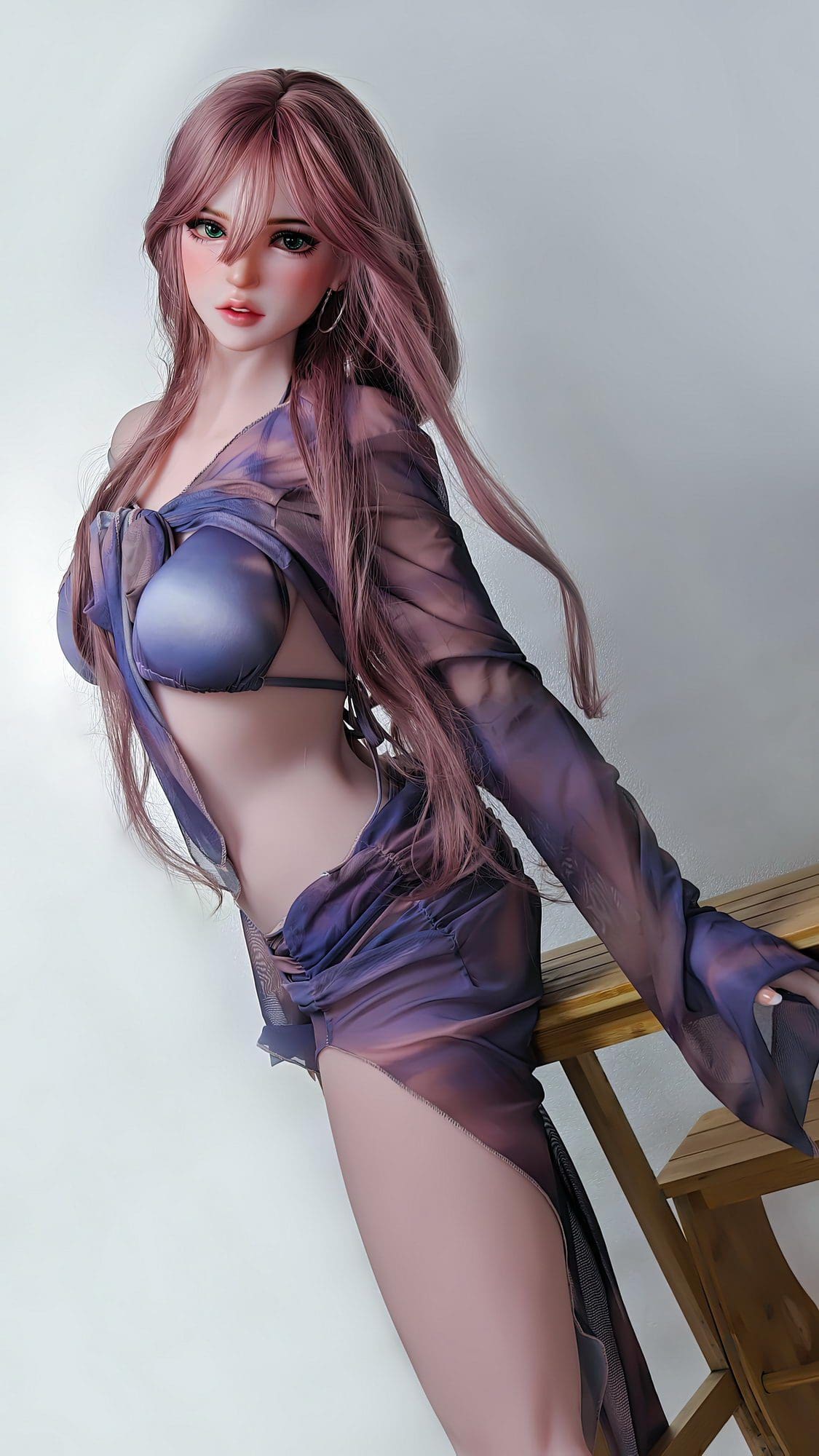 Elsa Babe 150 cm M Silicone Sex Doll Pink HB045 Mizuki Izumi - Image 6