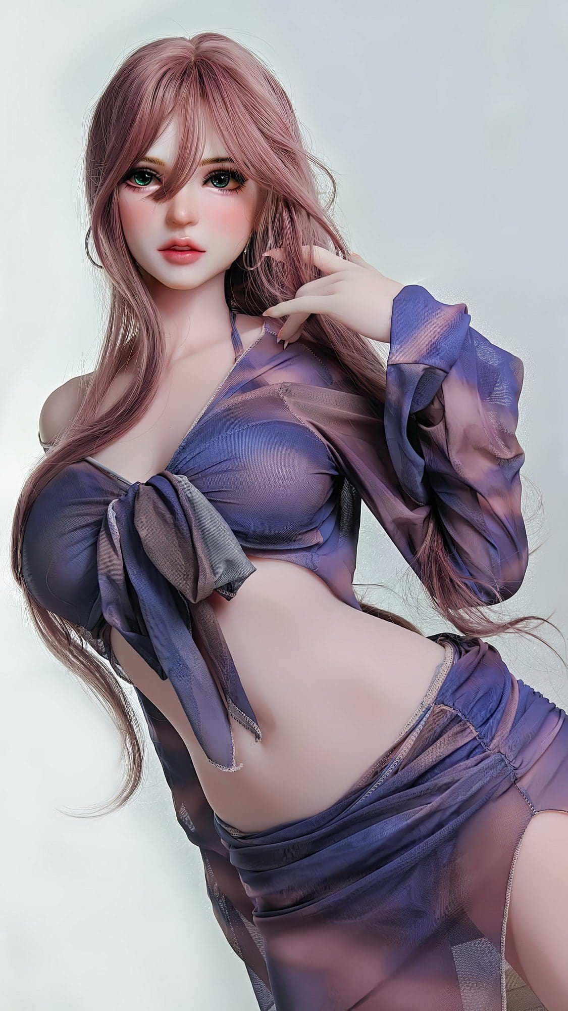 Elsa Babe 150 cm M Silicone Sex Doll Pink HB045 Mizuki Izumi - Image 11