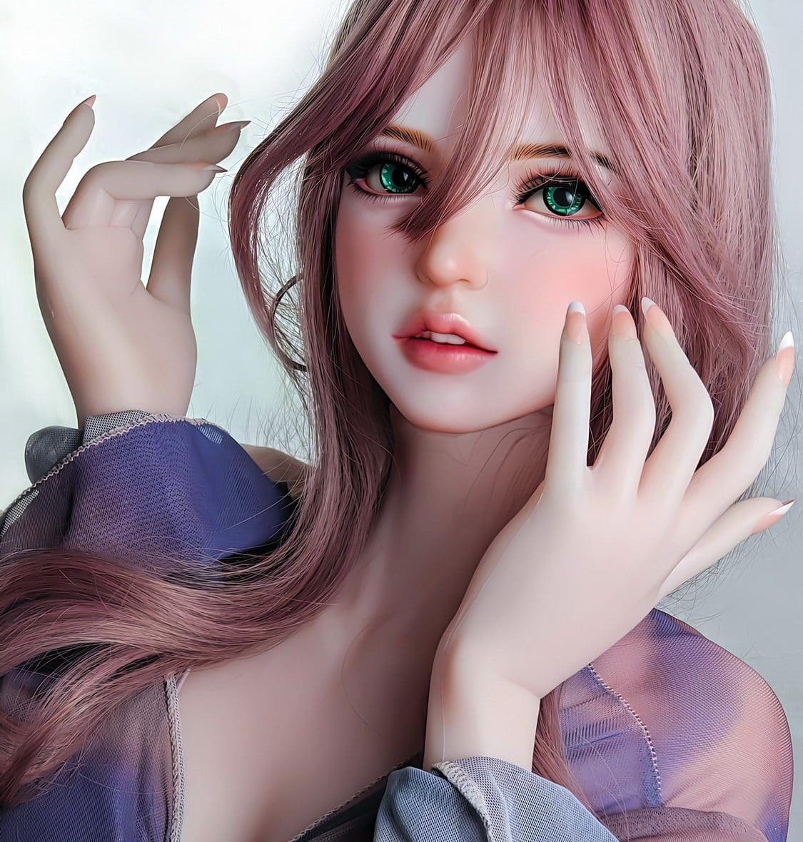 Elsa Babe 150 cm M Silicone Sex Doll Pink HB045 Mizuki Izumi