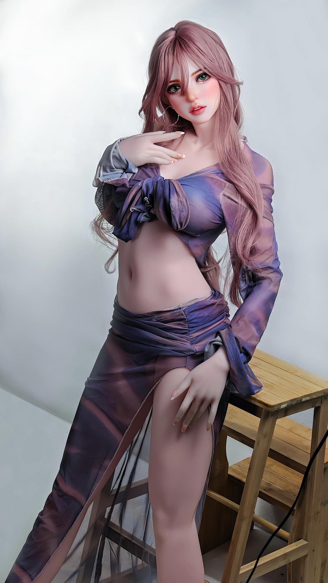 Elsa Babe 150 cm M Silicone Sex Doll Pink HB045 Mizuki Izumi - Image 13