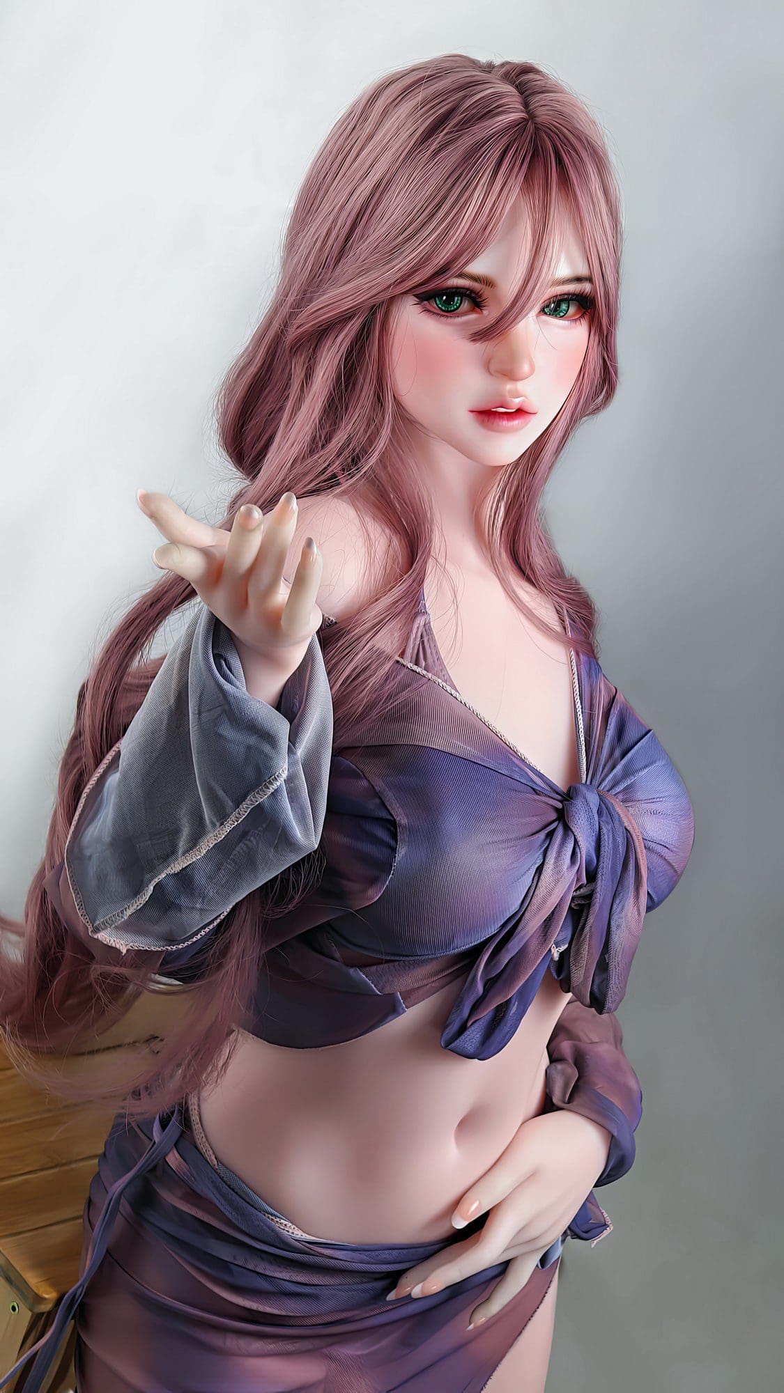 Elsa Babe 150 cm M Silicone Sex Doll Pink HB045 Mizuki Izumi - Image 14