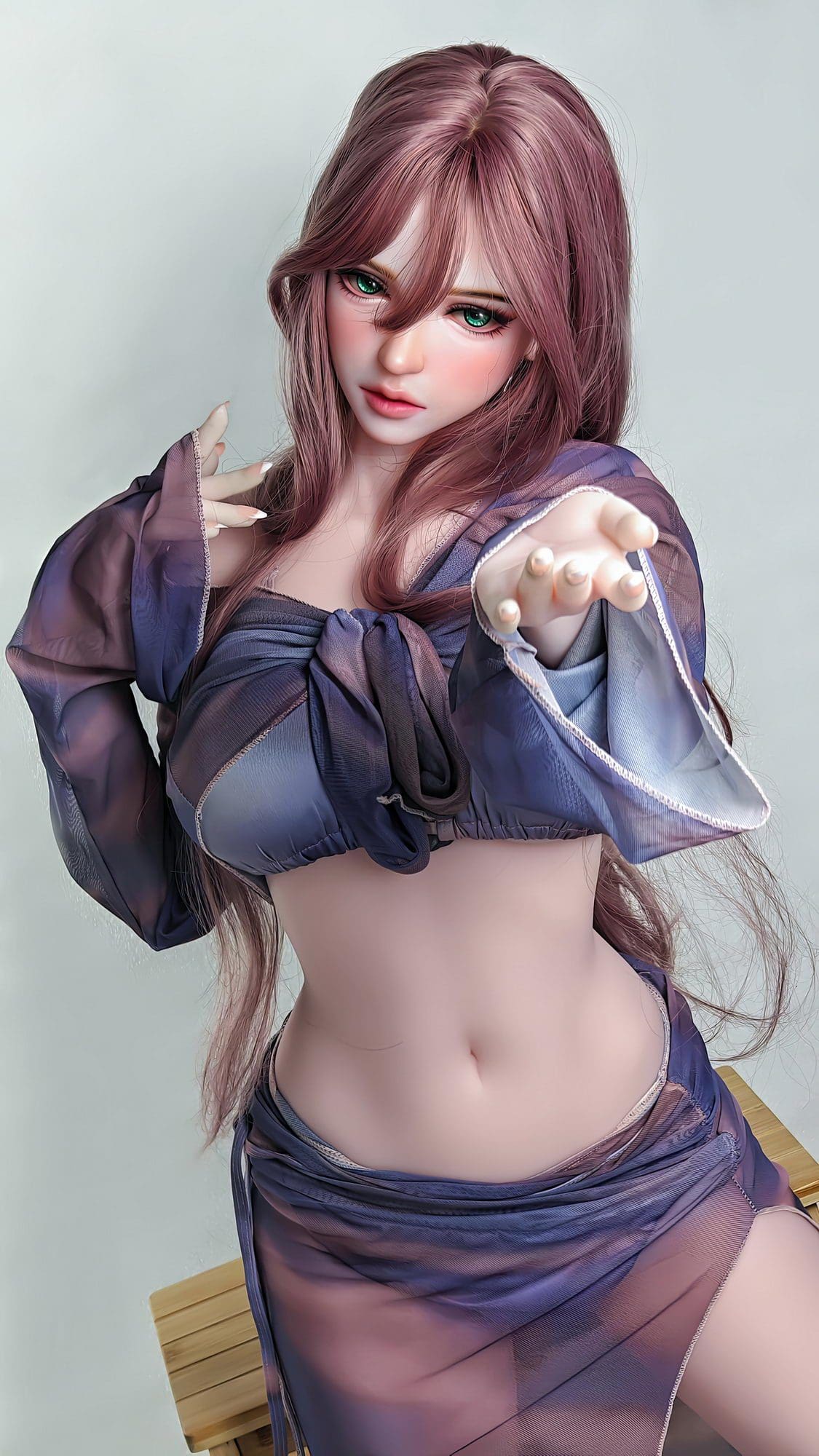 Elsa Babe 150 cm M Silicone Sex Doll Pink HB045 Mizuki Izumi - Image 15