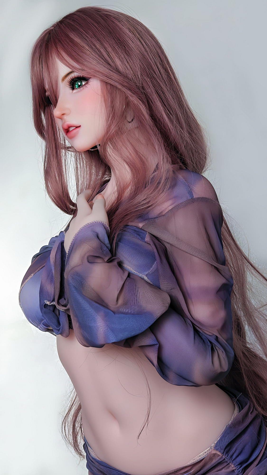 Elsa Babe 150 cm M Silicone Sex Doll Pink HB045 Mizuki Izumi - Image 16