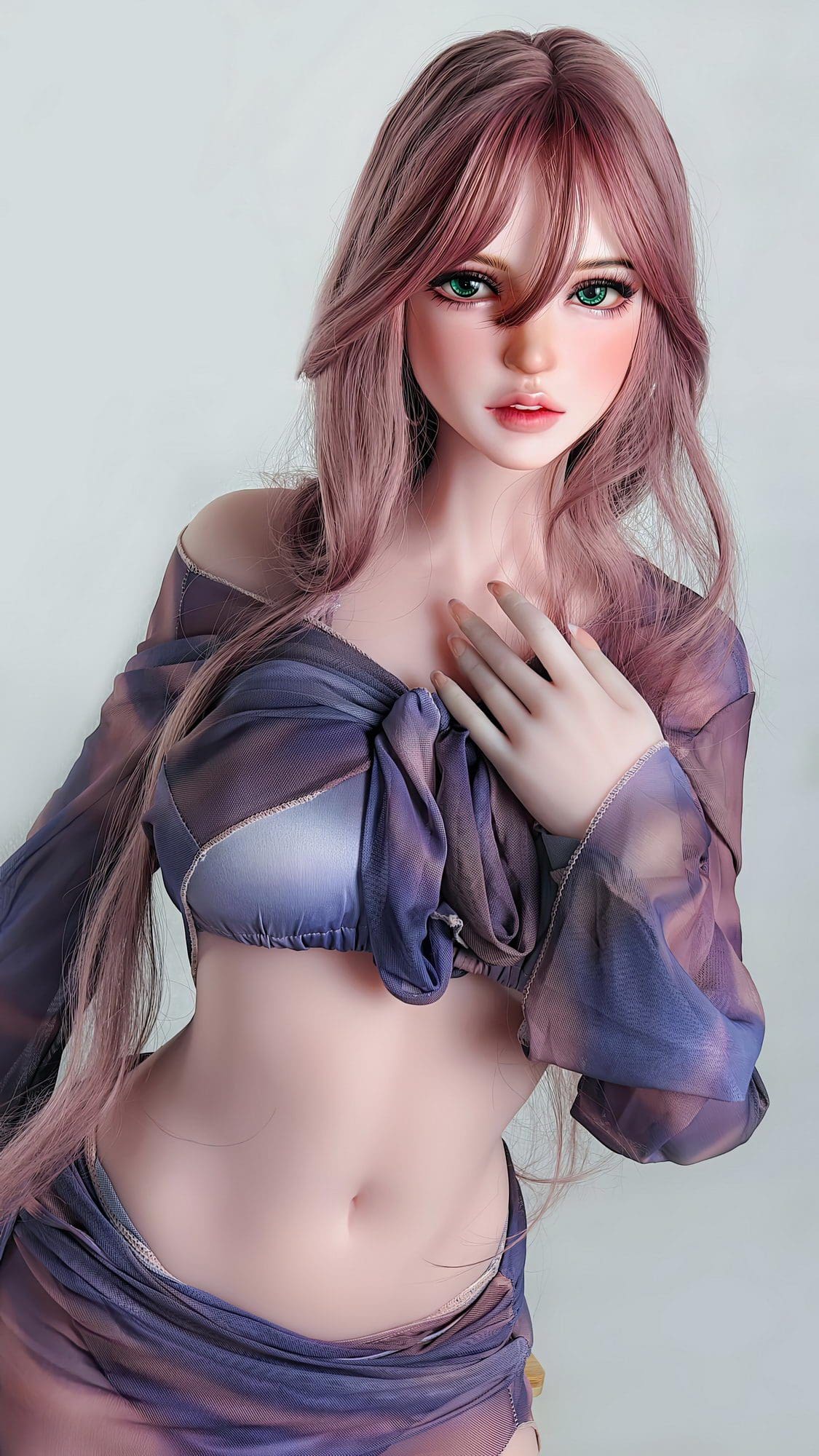 Elsa Babe 150 cm M Silicone Sex Doll Pink HB045 Mizuki Izumi - Image 17