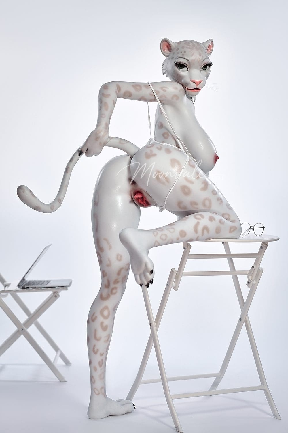 Moonvale Doll 165 cm ( 5.41’ ) - Full Silicone - Sexy Anime Furry Girl White Panther Realistic Big Breasts Sex Doll - Velara - Image 20