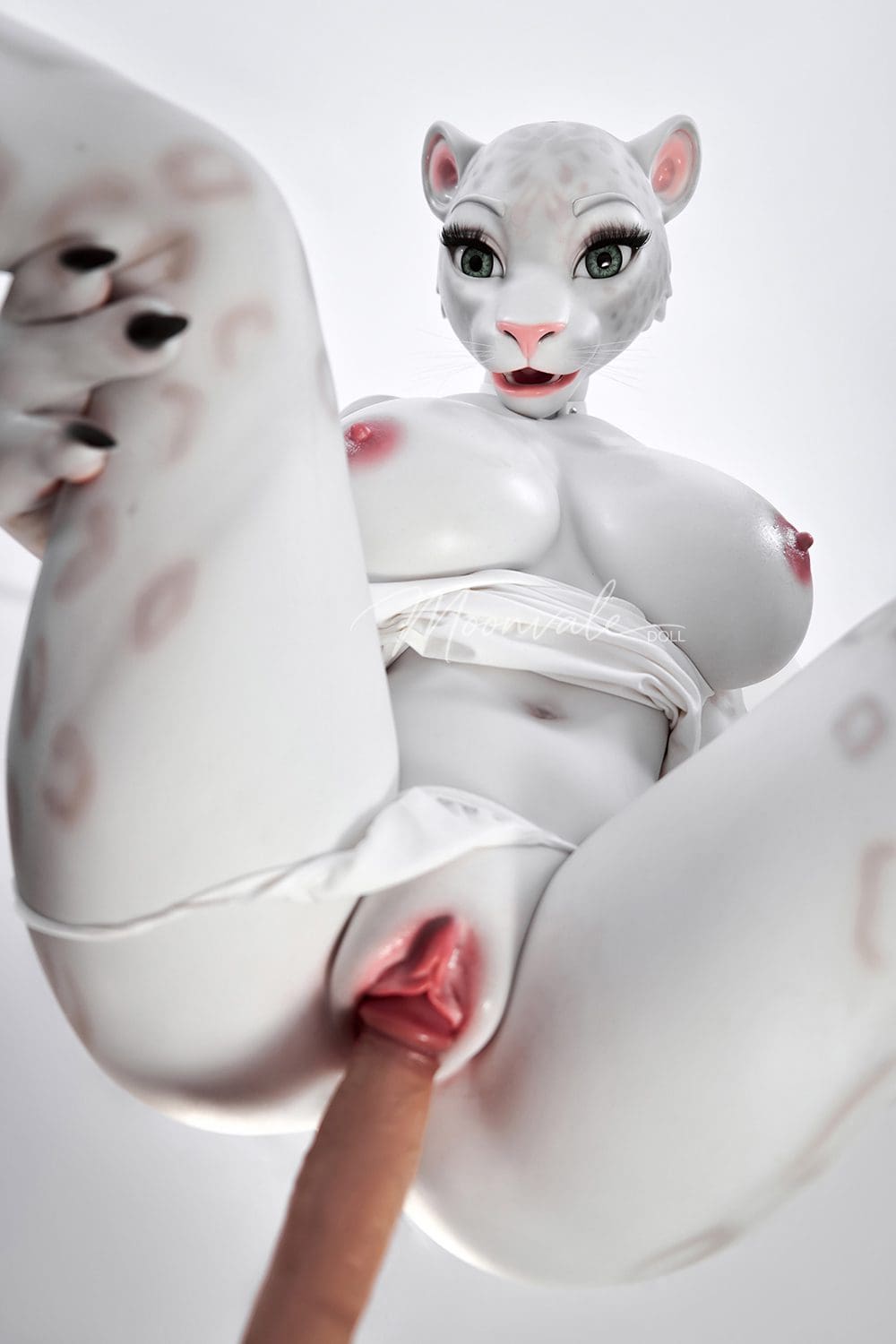 Moonvale Doll 165 cm ( 5.41’ ) - Full Silicone - Sexy Anime Furry Girl White Panther Realistic Big Breasts Sex Doll - Velara - Image 26