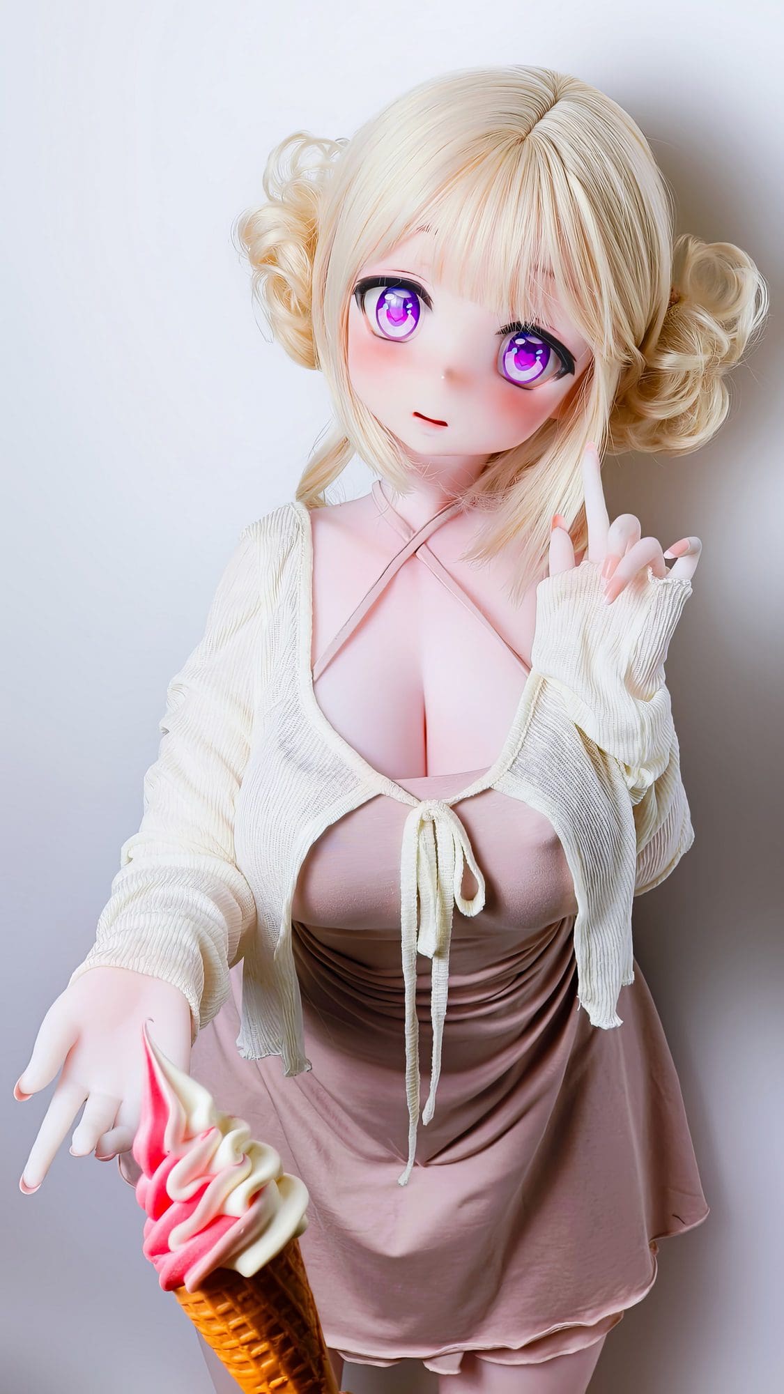 Elsa Babe Doll 151 CM L Platinum Silicone Sex Doll RAD040 Seino Lemon - Image 4