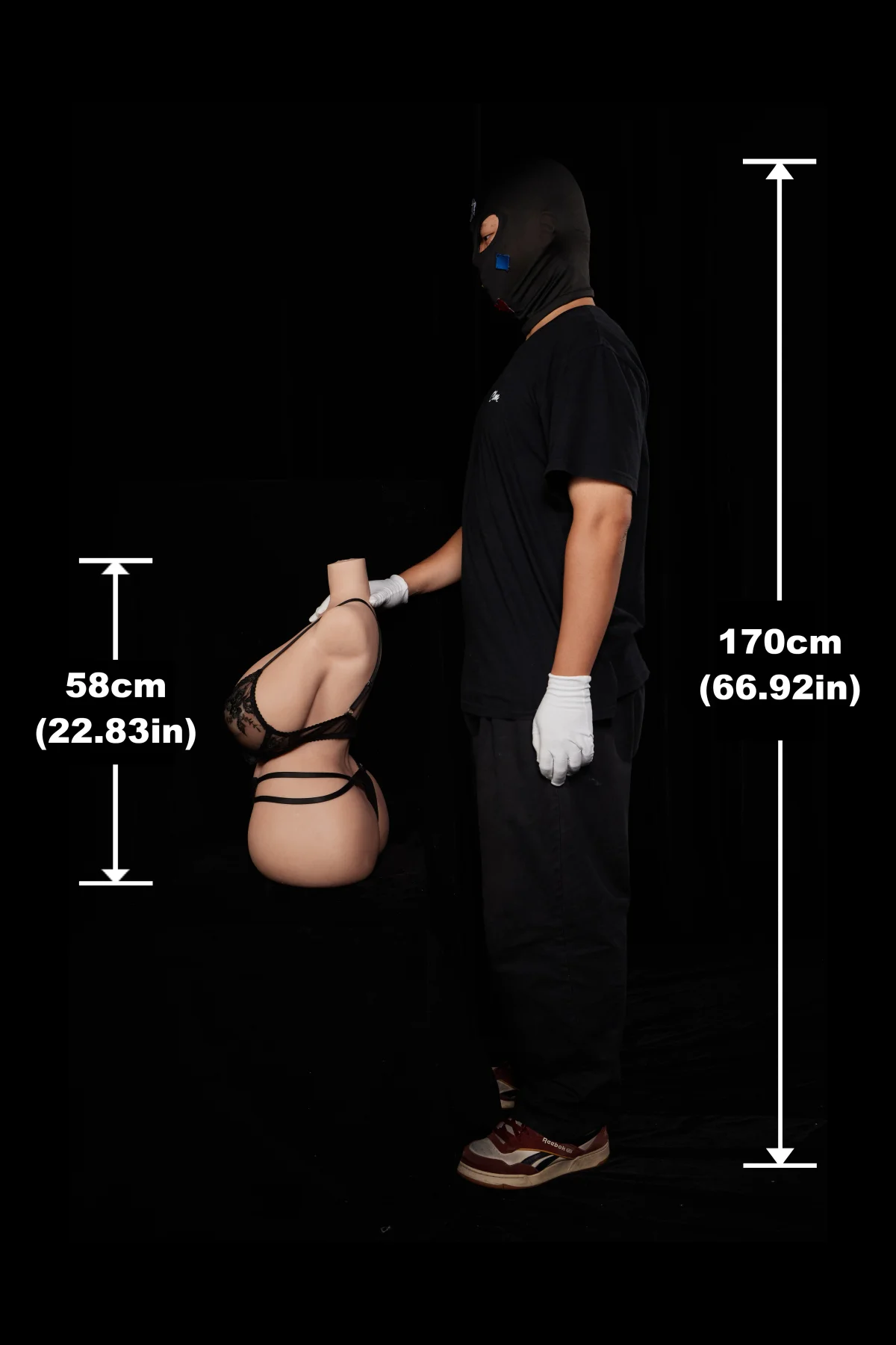 Climax 58 Cm I-Cup ULW PW-U58 Silicone Torso - Image 6