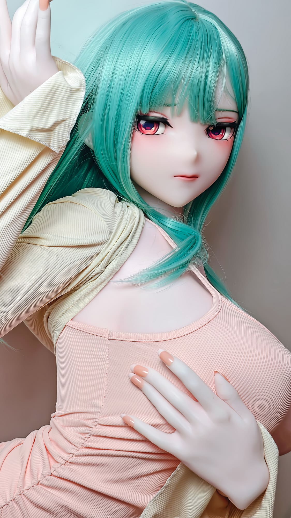 Elsa Babe Doll 157 CM Platinum Silicone Sex Doll AHRC033 Shirai Mino - Image 2