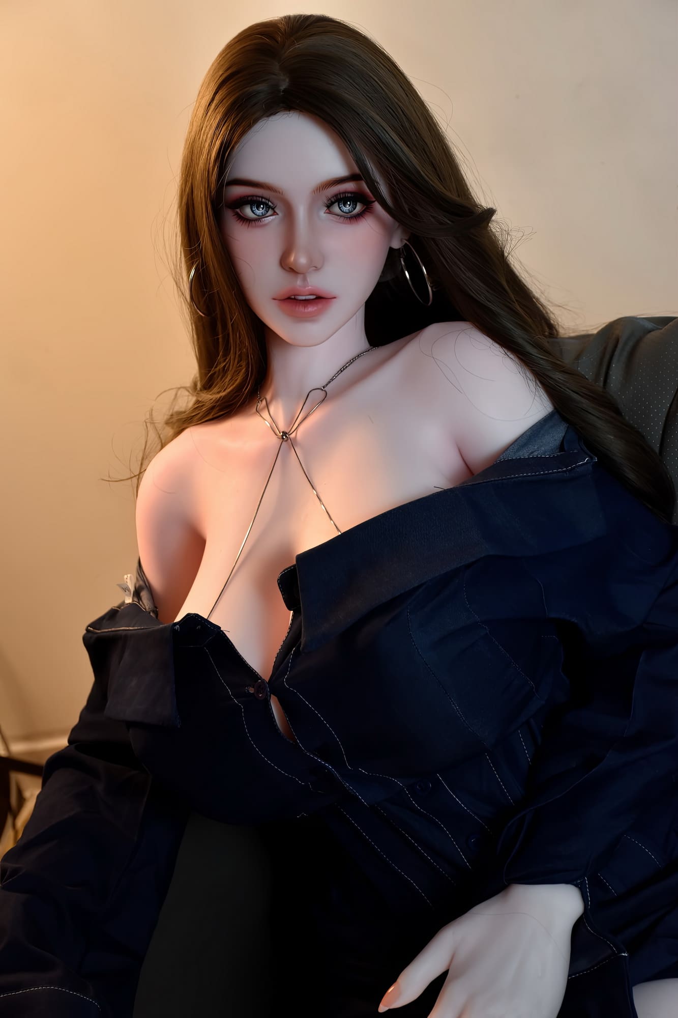 Elsa Babe Doll 157 CM Platinum Silicone Sex Doll RHC029 Lily Young - Image 3