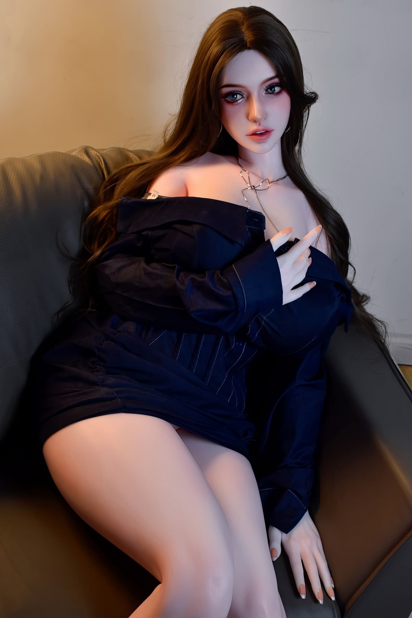Elsa Babe Doll 157 CM Platinum Silicone Sex Doll RHC029 Lily Young - Image 18