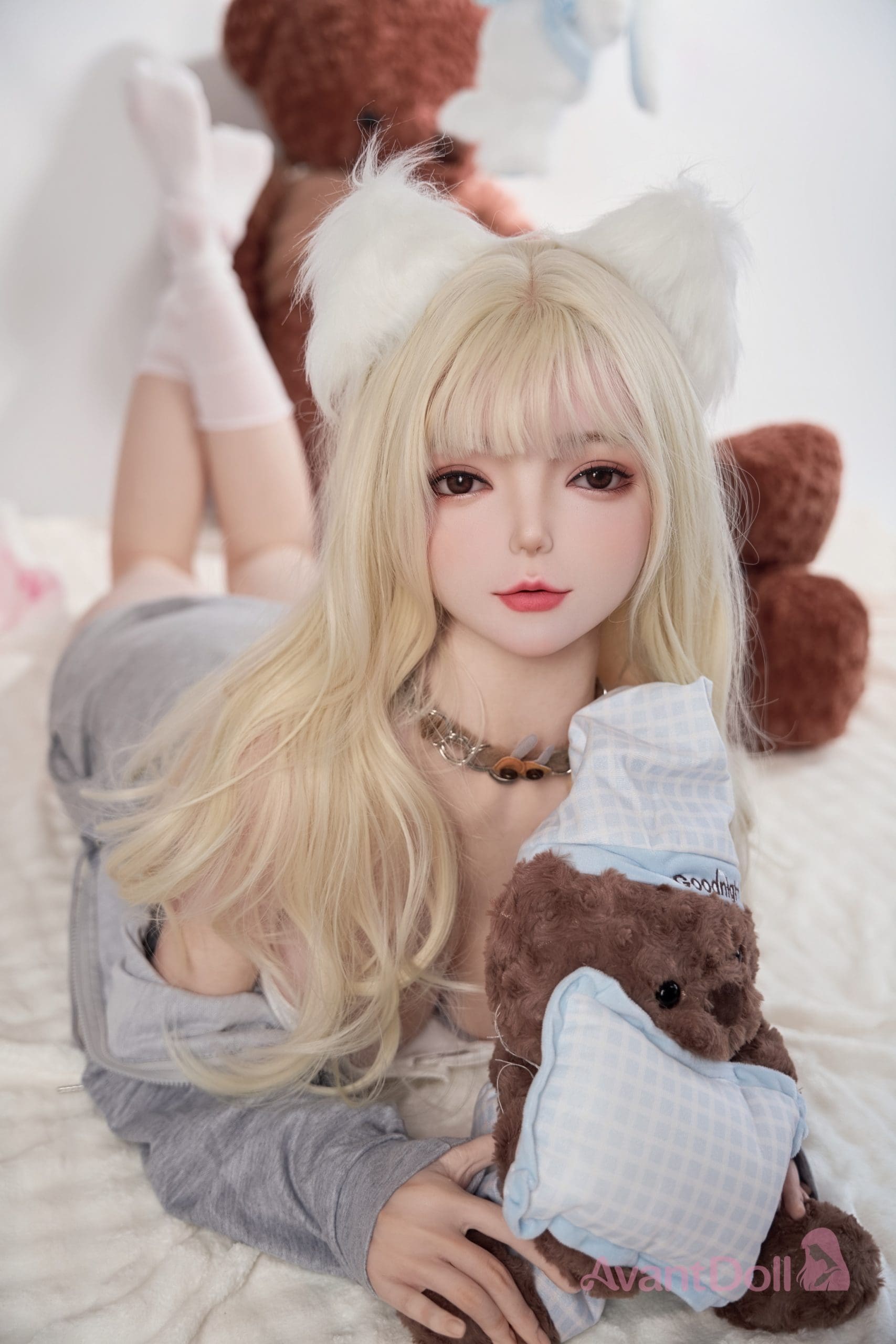 Avant Doll 165 cm F cup Full Silicone ROS Head Rina (White) - Image 11