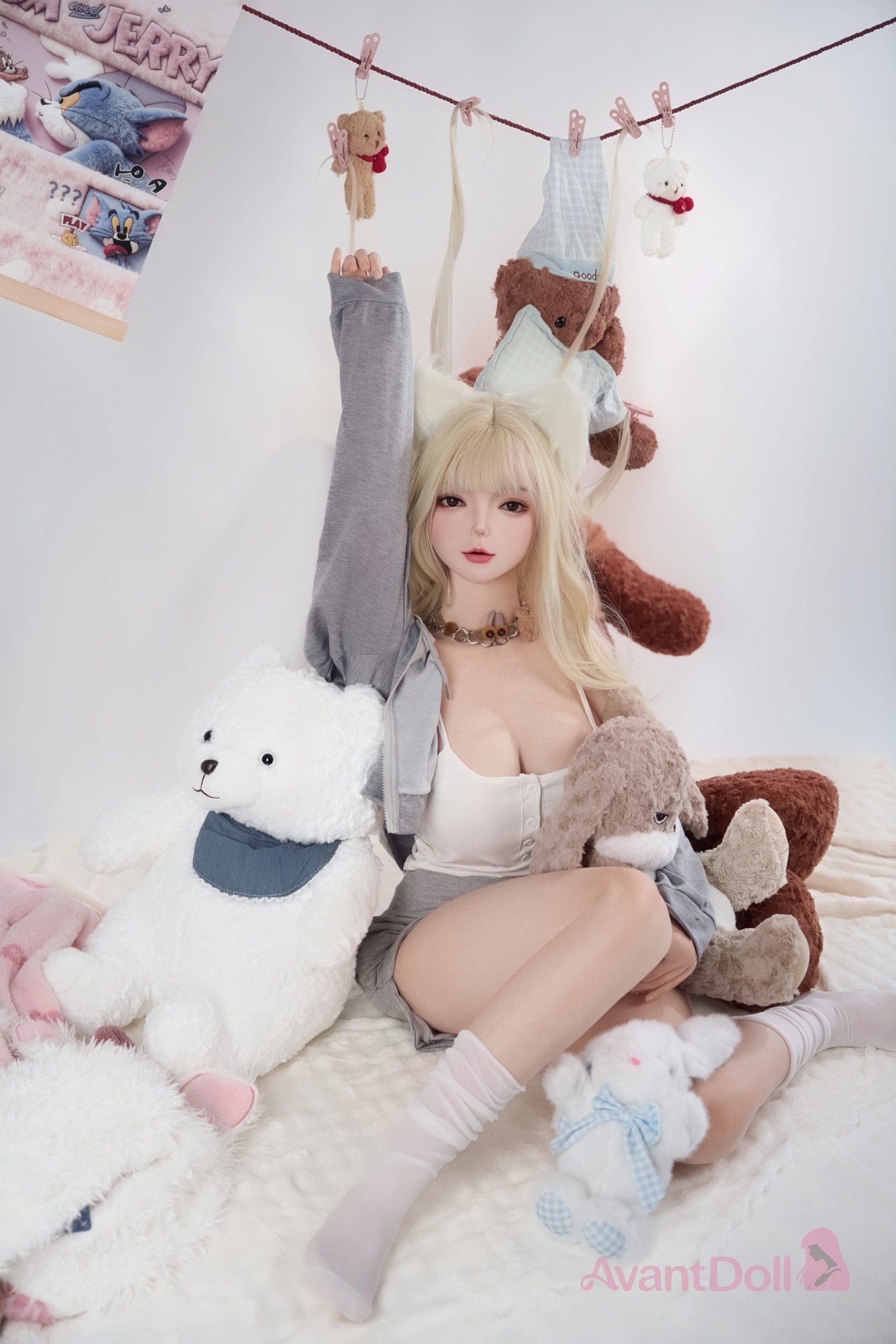Avant Doll 165 cm F cup Full Silicone ROS Head Rina (White) - Image 3