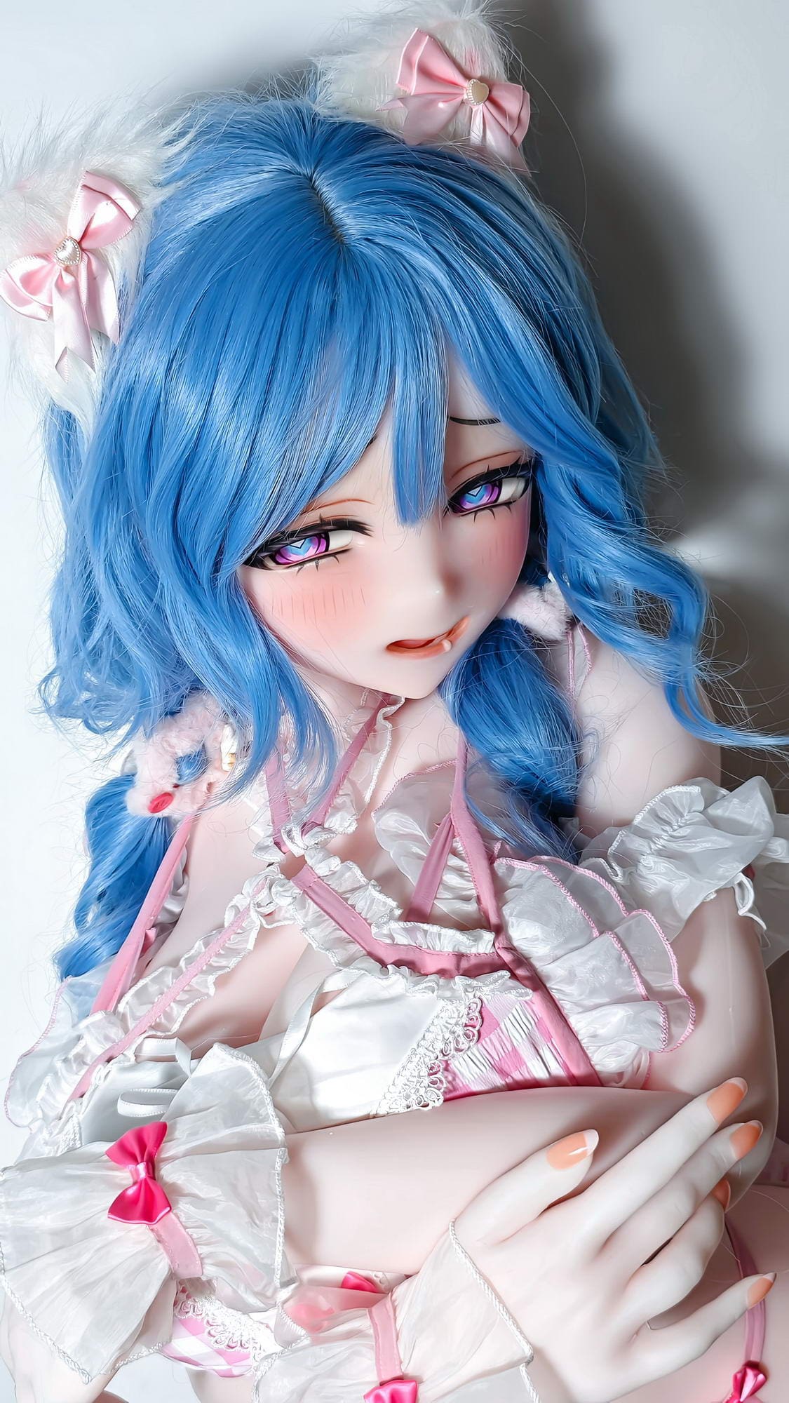 Elsa Babe Doll 157 CM Platinum Silicone Sex Doll AHRC040 Monelle Kogetsu - Image 16