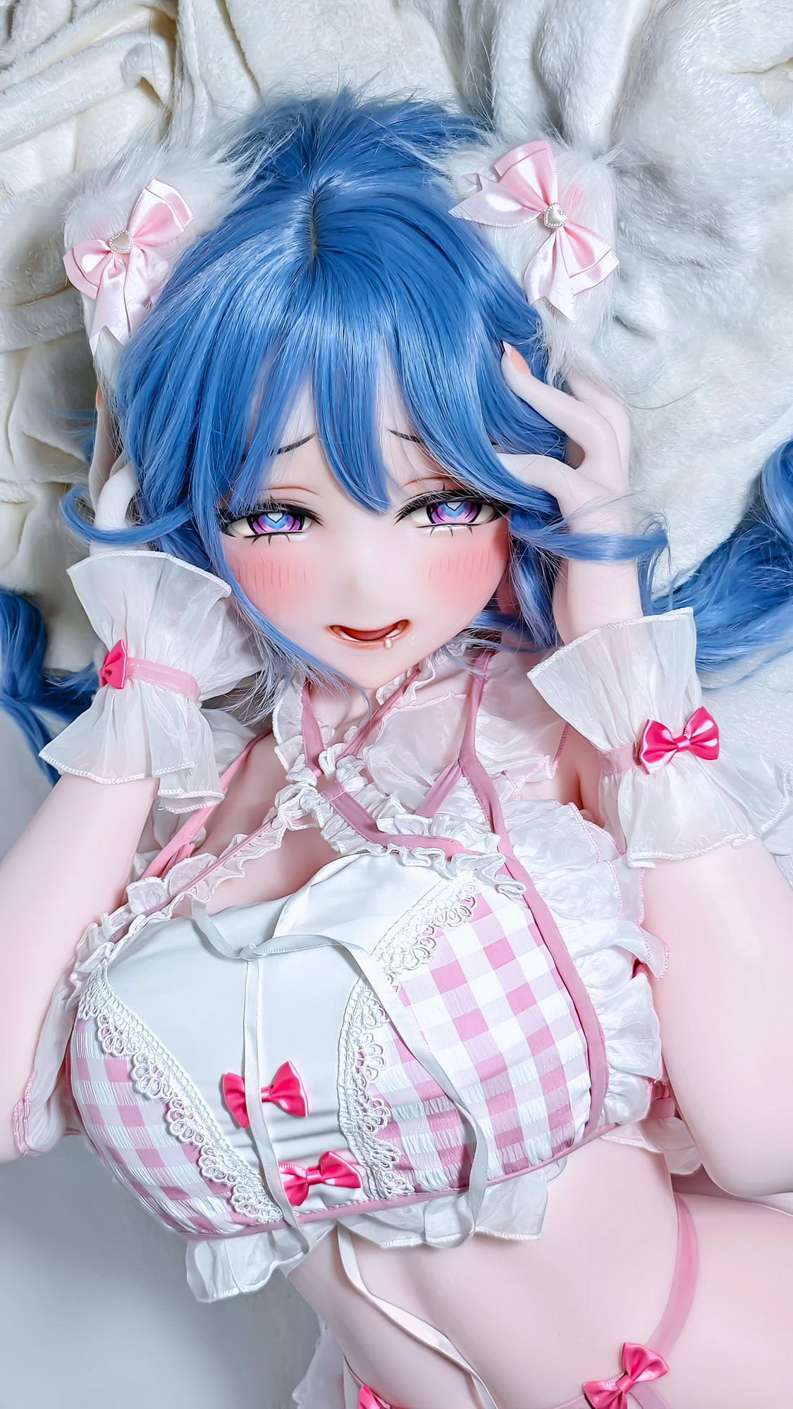 Elsa Babe Doll 157 CM Platinum Silicone Sex Doll AHRC040 Monelle Kogetsu - Image 15