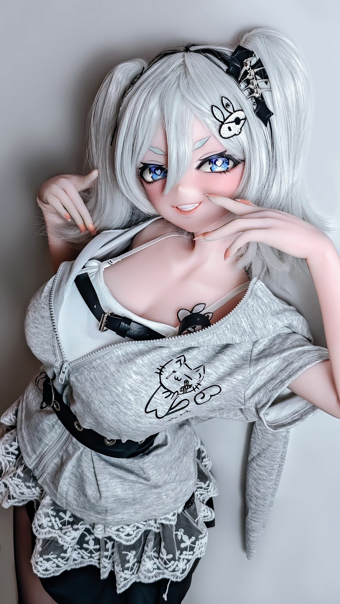Elsa Babe Doll 151 CM L Platinum Silicone Sex Doll AHR041 Flonine - Image 5