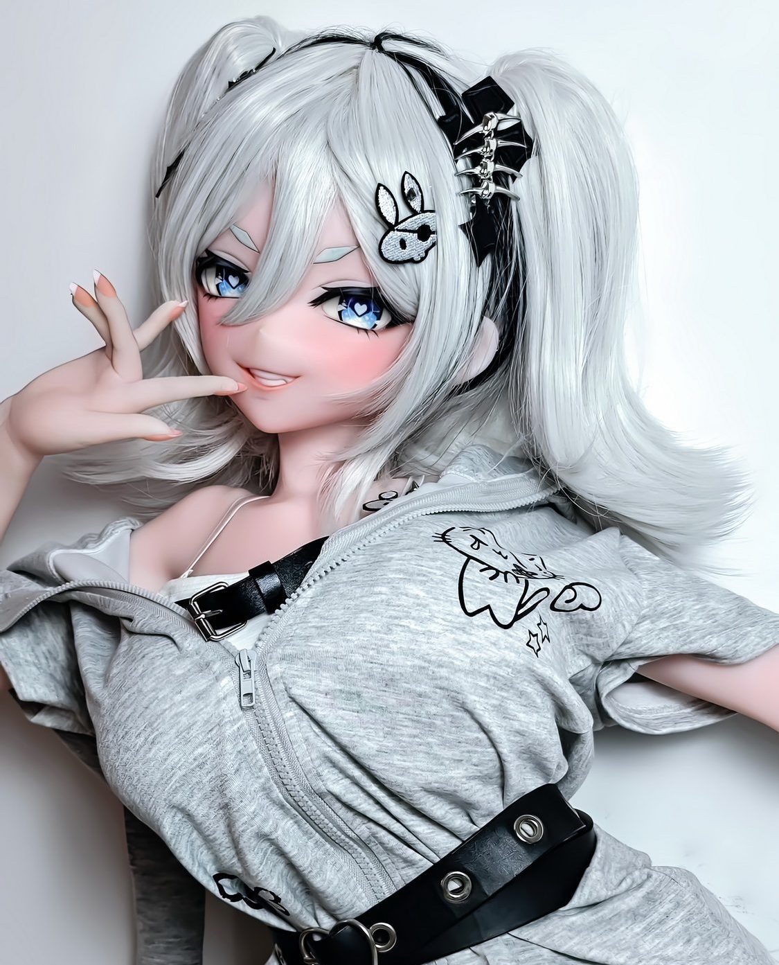 Elsa Babe Doll 151 CM L Platinum Silicone Sex Doll AHR041 Flonine