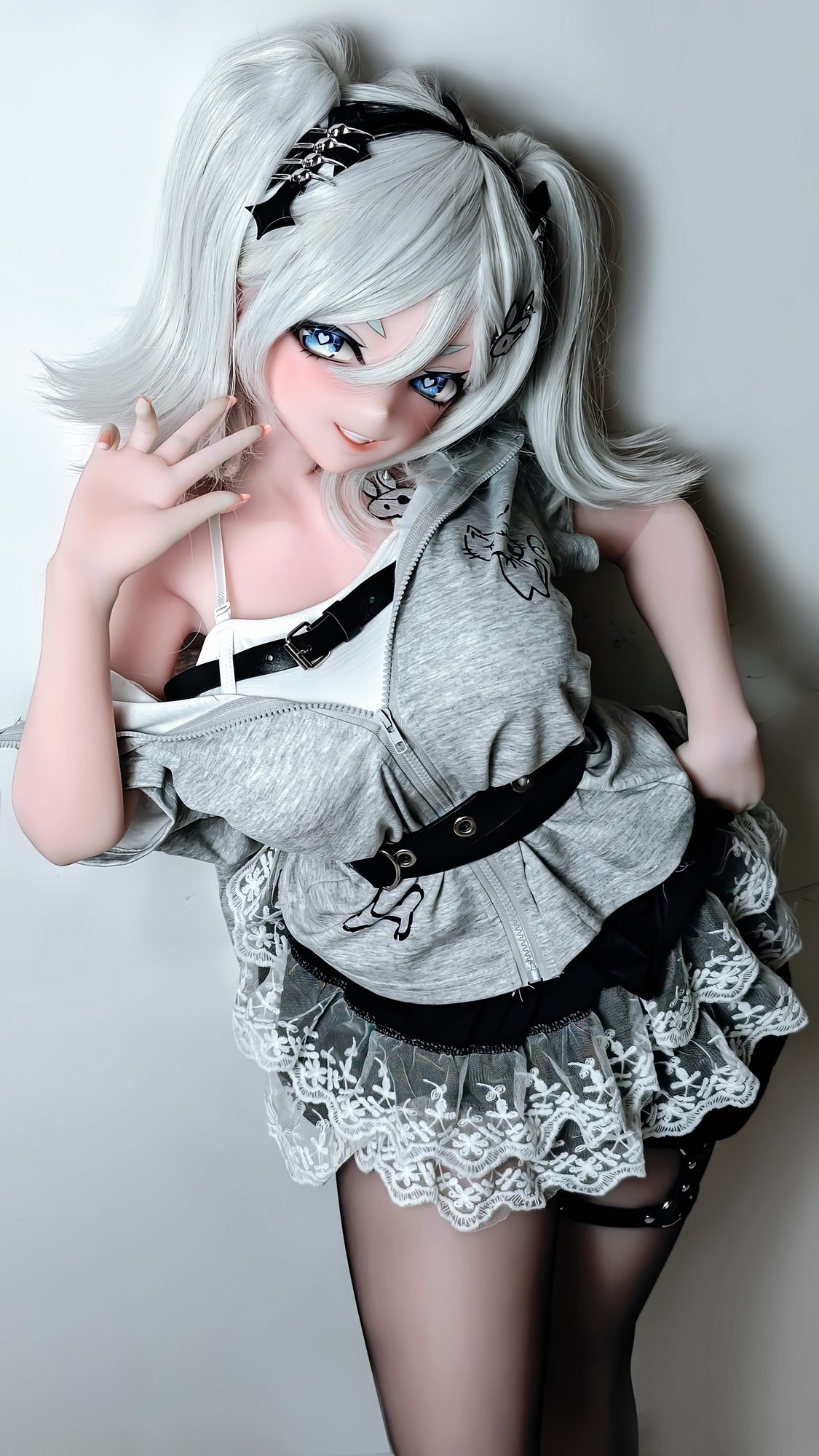 Elsa Babe Doll 151 CM L Platinum Silicone Sex Doll AHR041 Flonine - Image 11