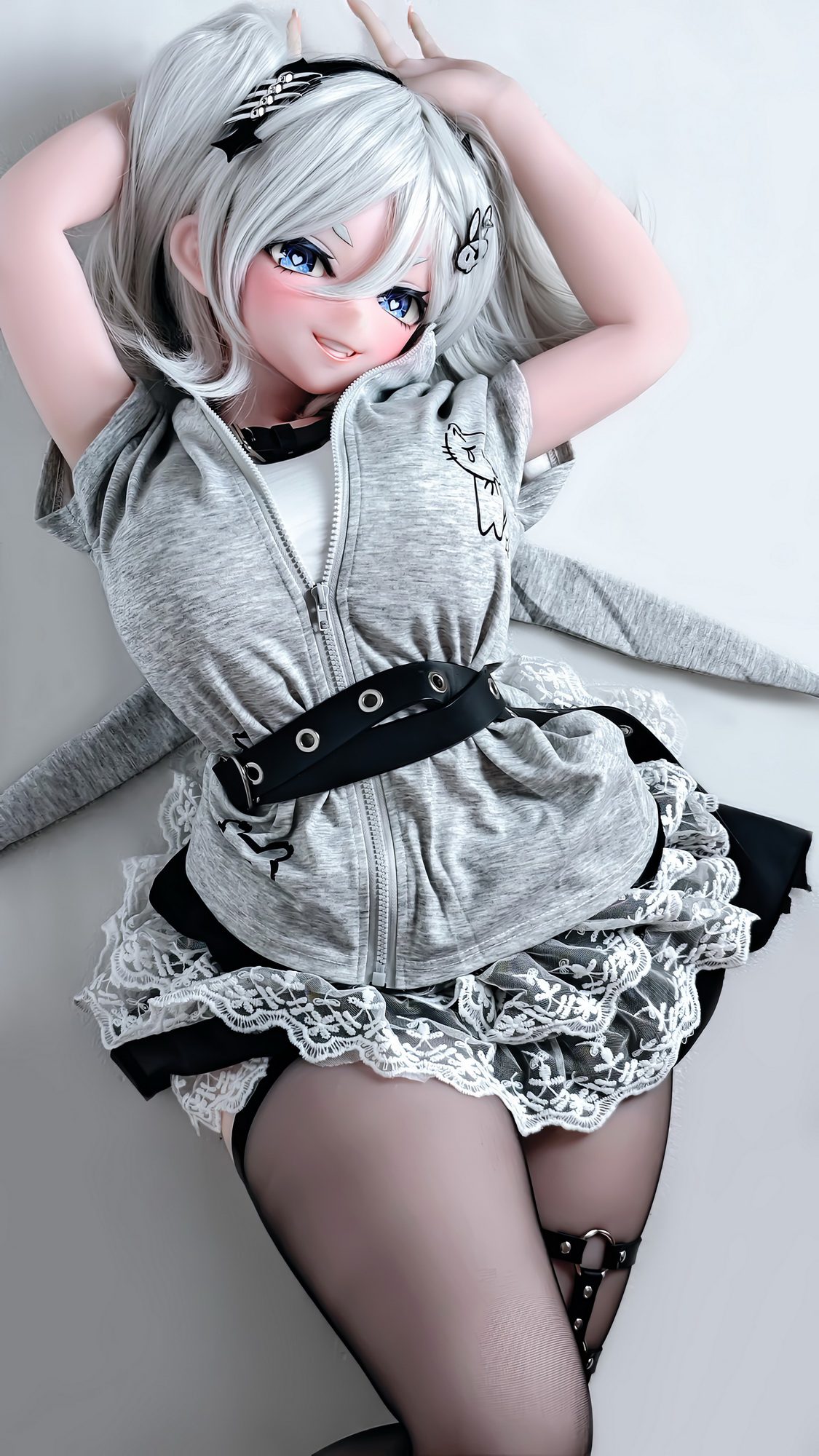 Elsa Babe Doll 151 CM L Platinum Silicone Sex Doll AHR041 Flonine - Image 13