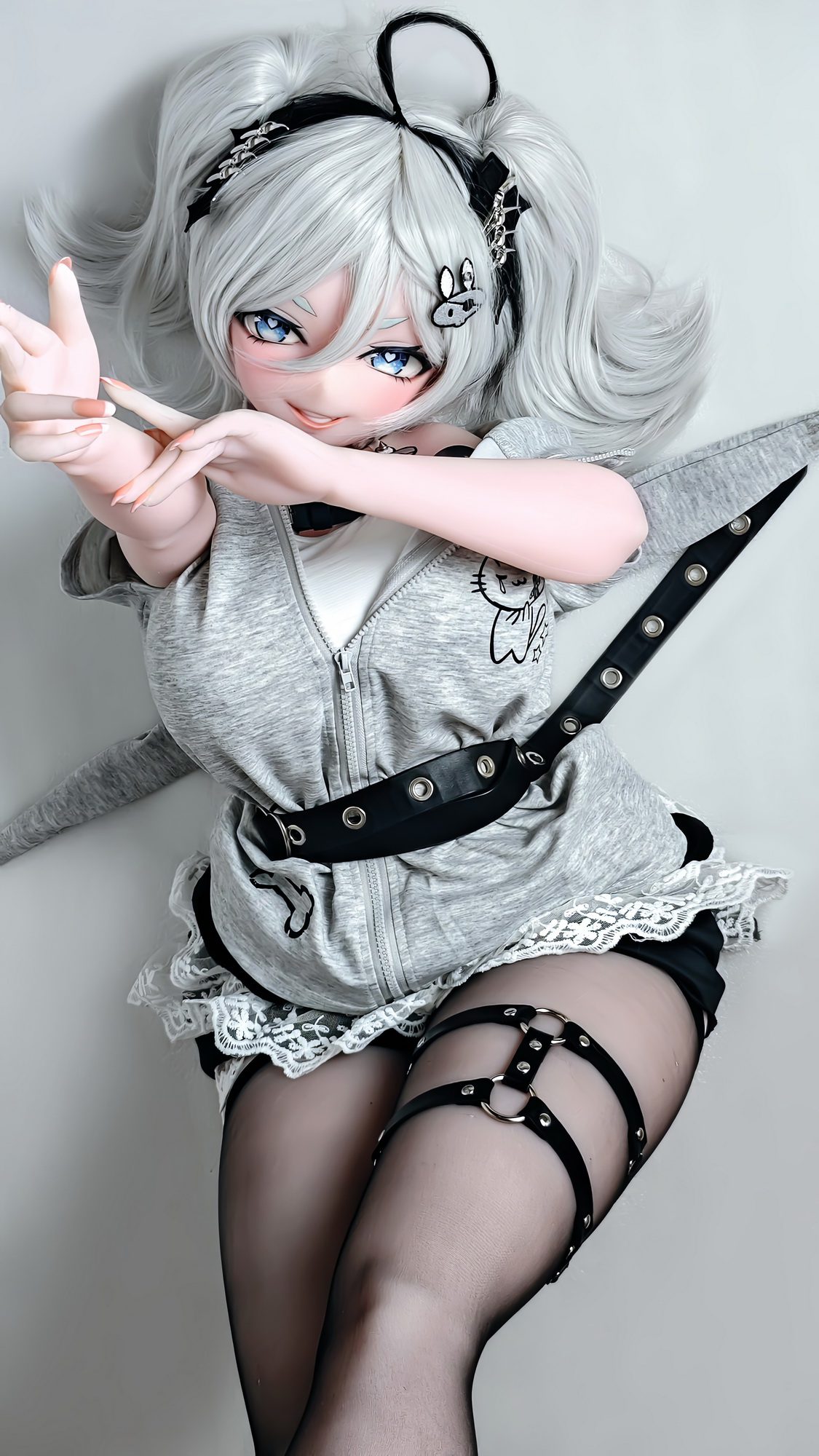 Elsa Babe Doll 151 CM L Platinum Silicone Sex Doll AHR041 Flonine - Image 15