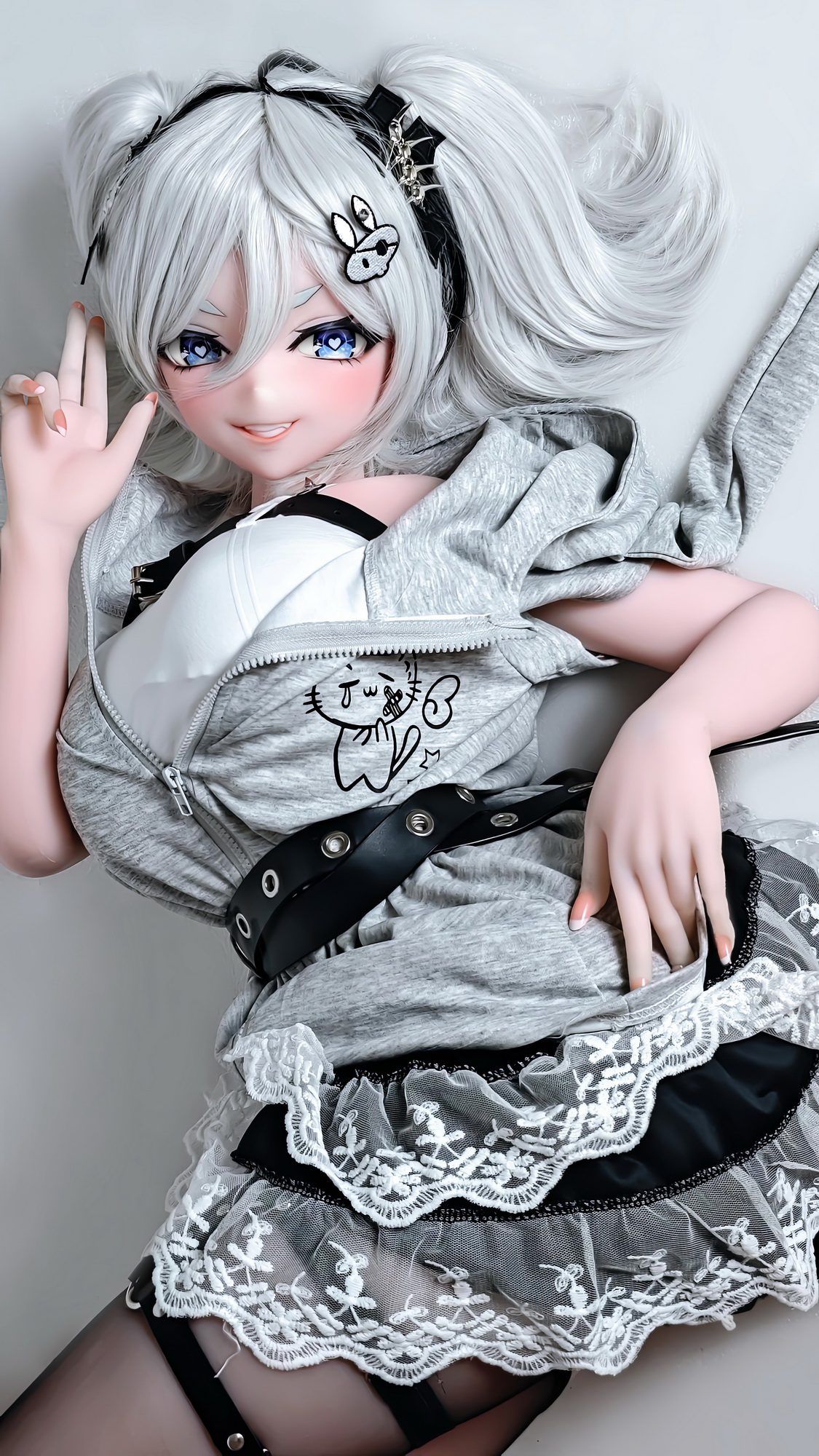 Elsa Babe Doll 151 CM L Platinum Silicone Sex Doll AHR041 Flonine - Image 16