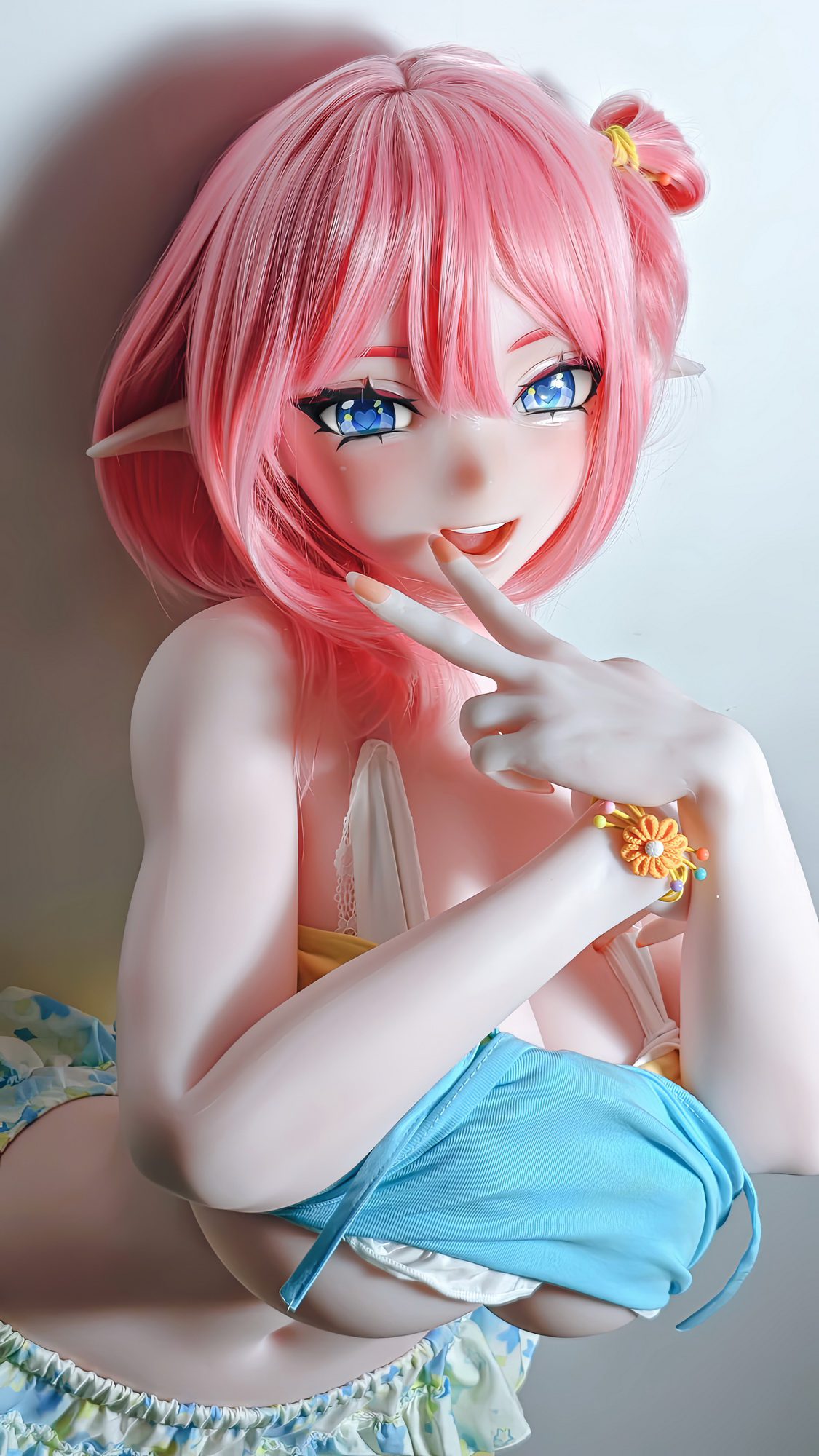 Elsa Babe Doll 157 CM Platinum Silicone Sex Doll AHRC022 Natsuike Mai - Image 4