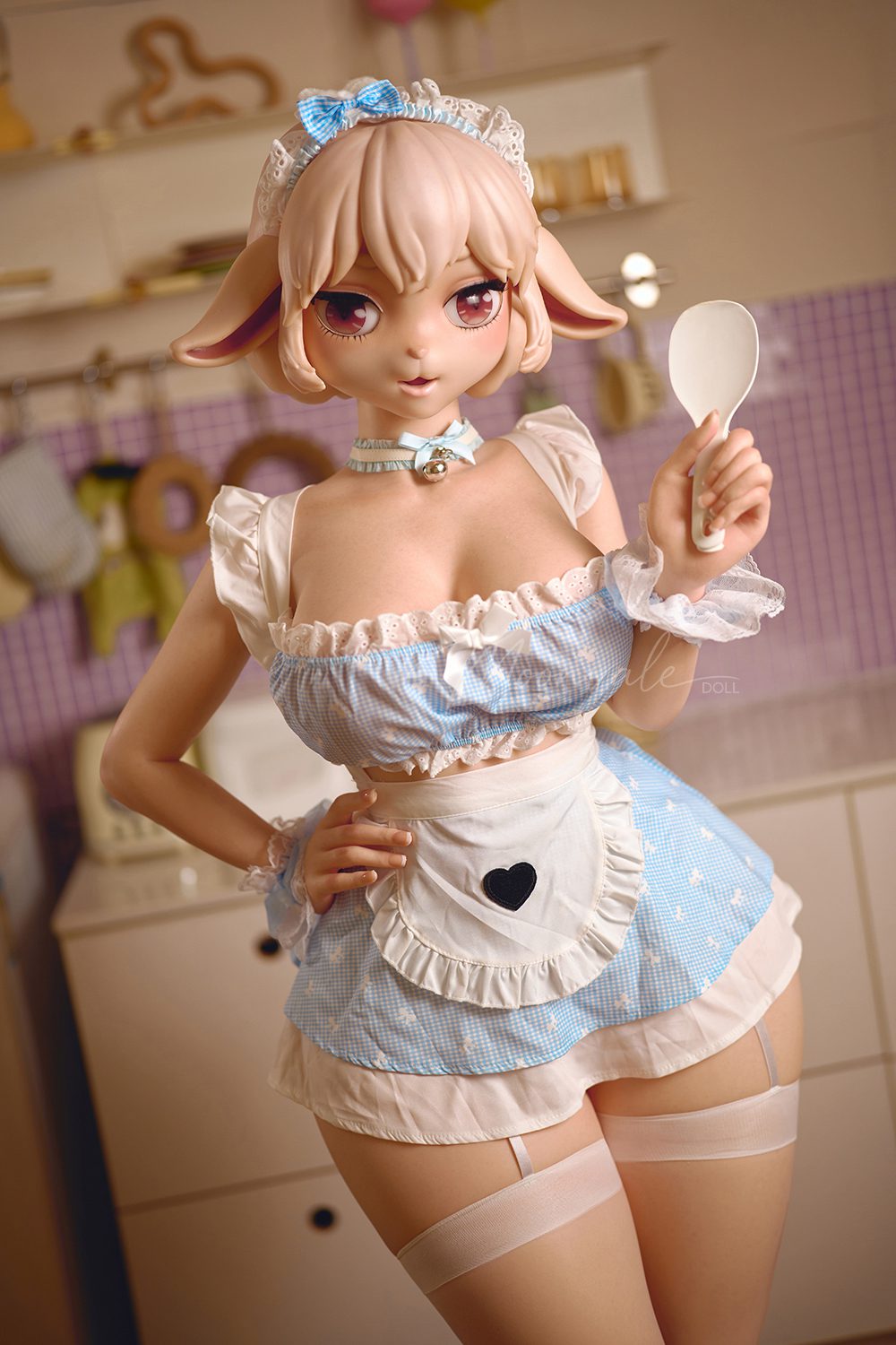 Moonvale Doll 160 cm Full Silicone White Anime Furry Girl Realistic Sex Doll Aurelia