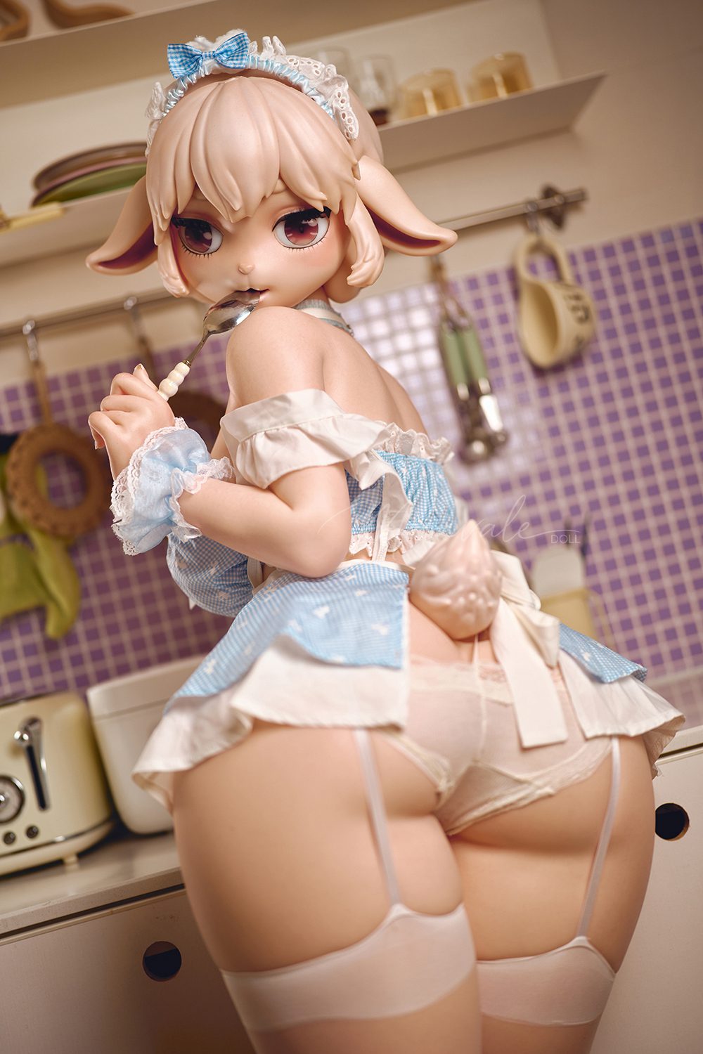 Moonvale Doll 160 cm Full Silicone White Anime Furry Girl Realistic Sex Doll Aurelia - Image 5