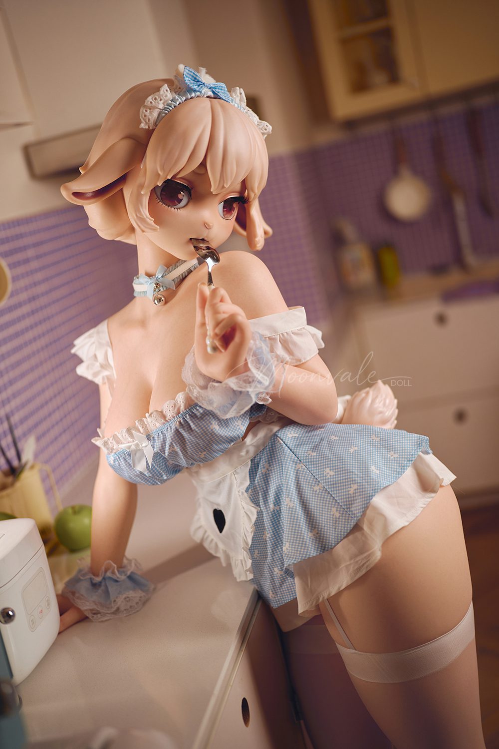 Moonvale Doll 160 cm Full Silicone White Anime Furry Girl Realistic Sex Doll Aurelia - Image 6